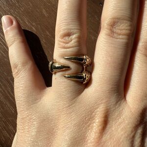 Gold Claw Ring